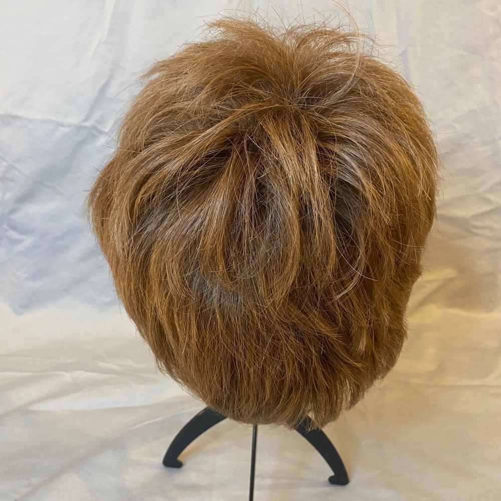 Aspen Women's Brown Shag Style Wig Fiber Made in Japan Wig Made in Korea